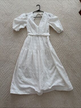 Nicholas the Label White Belted Dress